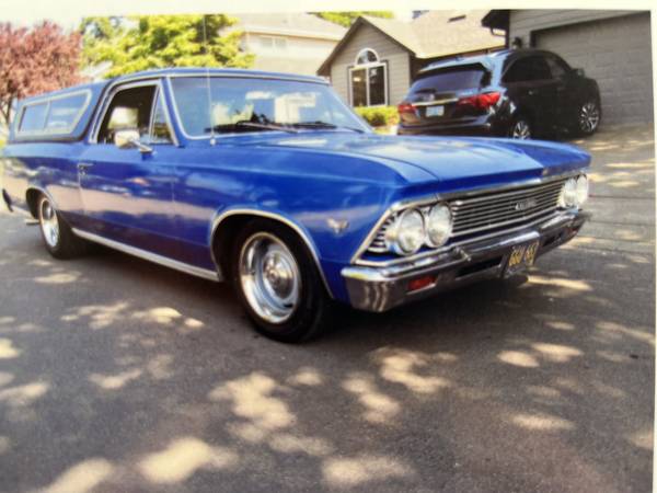 1966 El Camino low mile 2 owner Classic NO RUST - $17,950 (In Eugene, fly in drive home or ship)63617398675843120