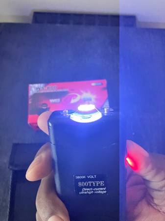 Stun Taser for Self Defense High Voltage Mini Rechargeable with LED Flashlight 1