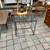 Steel and glass Modernist Isocele side table by Max Sauze B98 1 thumbnail