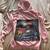 VINTAGE Sears zip-up hoodie with ZZ Top "Recycler" album patch, size L 1 thumbnail