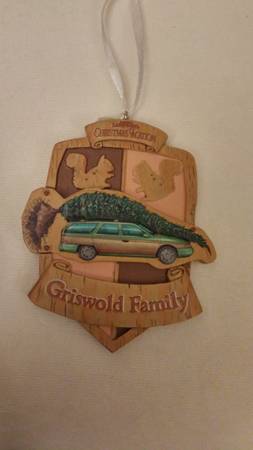 Christmas Vacation Griswold Family Wagon Car Ornament w two Squirrels 1