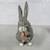 Vintage Cast Iron Bunny Rabbit Eating Carrot Coin Bank - 3 lbs. 2 thumbnail