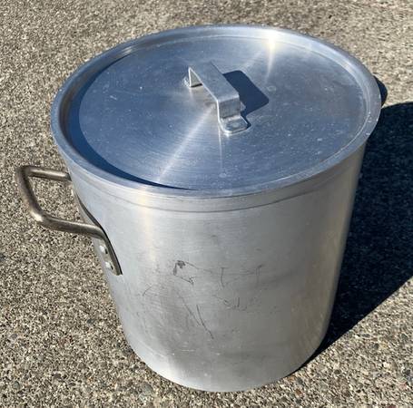 8 GALLON STOCK POT - NSF Commercial Grade Heavy Aluminum,  Leyse USA 1