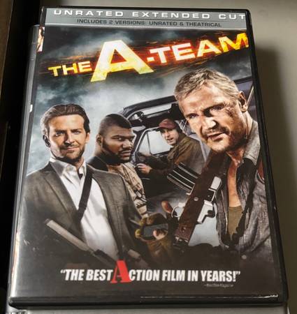 Bradley Cooper Liam Neesom "The A Team" used dvd 1