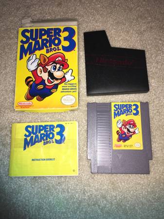 Vintage Nintendo NES Super Mario Bros 3 1