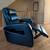 Electric faux leather recliner (Black) 5 thumbnail