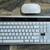Logitech keyboard K750 Mac with Apple mouse 1 thumbnail