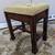 Bombay Company small padded bench with drawer 3 thumbnail