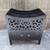 Small Black Wood Table/Magazine Holder Rack with Drawer 1 thumbnail