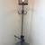 New Horseshoe Floor Lamp Antique grinder. Wire shade Edison light bulb 1 thumbnail