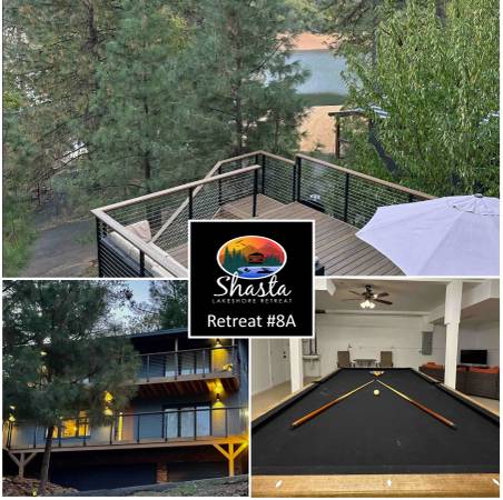 $429 / 3br - Lake House Sleeps 16, Marina Next Door, Retreat #8 (Lakehead, Ca)63972528300547120