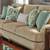 Comfortable Sofa 3 Seat Tan Beige Gold Taupe Fabric Couch Transitional style 7 thumbnail