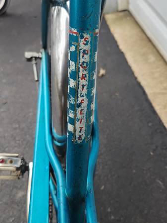 1958-60 Bicicleta cruiser de 2 velocidades Jc Higgins Sportflite - $85 (MARENGO)63471432925441123