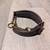 Bridle leather sighthound dog collar - martingale, adjustable, tapered 1 thumbnail