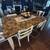 Solid marble top dining table and 6 chairs 3 thumbnail