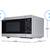 Box microwave counter top Sharp stainless steel 3 thumbnail