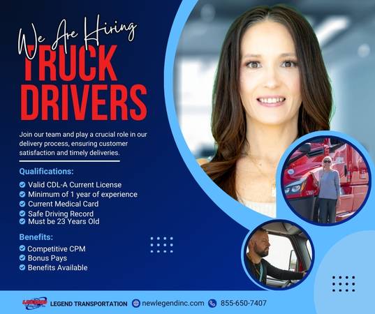 🤑NOW HIRING CDL-A DRIVERS💎 TRI-STATE CA NV UT 💙$0.60  CPM 🤑 1