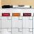 NEW SEALED Magnetic Dry Erase Monthly Calendar Board 11 3/8 x 11 3/8 2 thumbnail