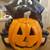 Cat On Pumpkin Blow /Foam Mold Lighted 1 thumbnail