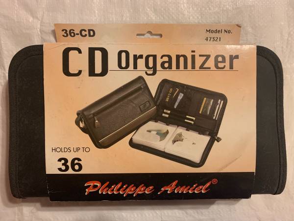 *New* CD ORGANIZER / CASE - holds 36 1