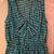 Sz L Sleeveless Green Dress with Pockets 2 thumbnail