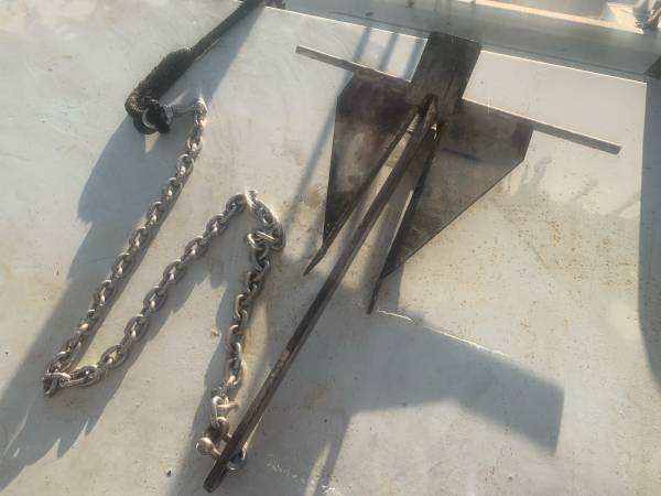 Marpac Poseidon 8lb Anchor + Stainless Chain + Rode 1
