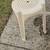 Whte Plastic Patio Chairs and End Tables 8 thumbnail