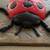 Vintage, Super Cool, Ladybug Wall Plaque in Cast Iron 1 thumbnail