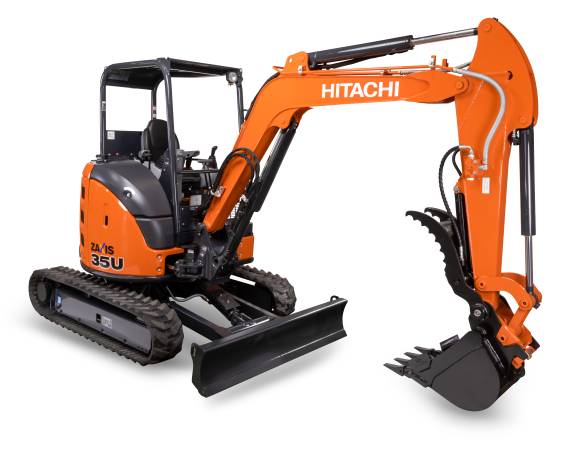 万次郎 NEW HITACHI ZX35U-5N - CAB, Q/C, THUMB, BUCKET, 0%, 84 MONTH