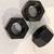 Mechanical Hex Nut 5/8-11, 18-8 Stainless Steel in Black 50pcs 2 thumbnail