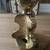 Vintage Mid Century Chinese Brass Gold Pair Of Lamps Lamp 3 thumbnail