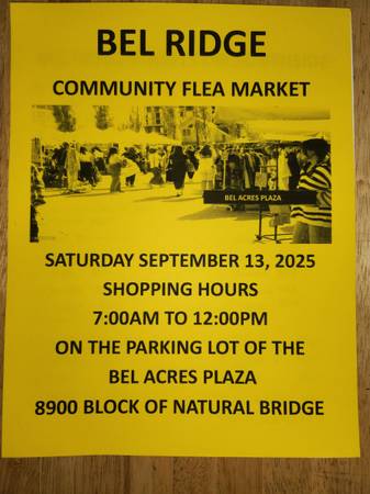 Bel-Ridge Community Flea Market 1