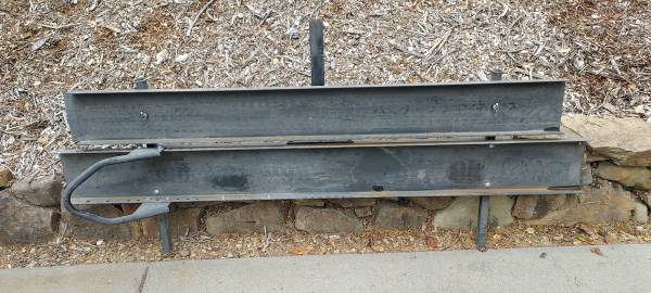 Motorcycle trailer hitch carrier, rack 1