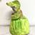 Vintage 1950's-1960's Rubber Faced Green Pajama Bag Bed Doll 5 thumbnail