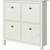 IKEA Hemnes 4 Bin Shoe Storage Cabinet 5 thumbnail