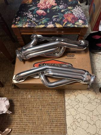 chevy headers A body ceramic coated Sanderson headers 1