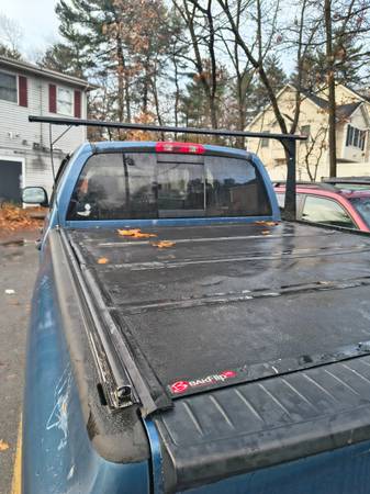 BakFlip HD 6ft hard truck bed cover with rack 1