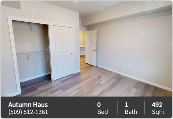$1,500 / 492ft2 - ¡Nos ajustamos a tu estilo de vida! Estudio! (Leavenworth)63690720108675120