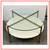 West Elm Mid-century Art Display Round Coffee Table 2 thumbnail