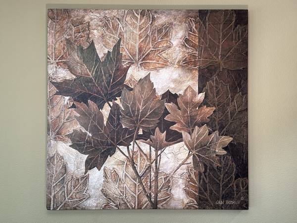 37" Leaf Patterns II Print 1