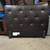Chocolate Tufted Leather Queen Size Headboard 1 thumbnail