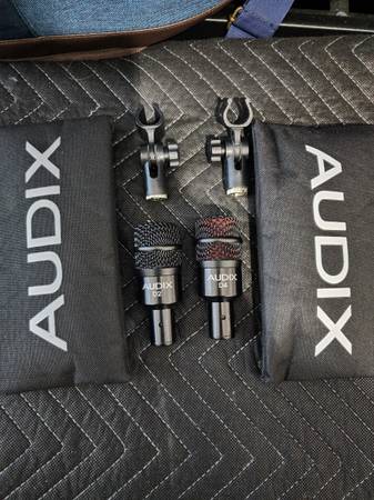 Audix drum mics 1