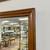 Vintage Mid Century Walnut Wood Rectangular Mirror 7 thumbnail