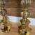 Vintage Mid Century Chinese Brass Gold Pair Of Lamps Lamp 3 thumbnail
