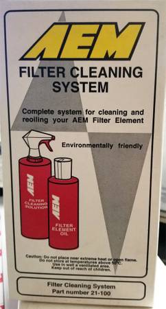 AEM Air Filter Cleaning Kit - Oil Style Filters (Red Oil) 21-100 1