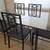 DINING SET, METAL WITH GLASS AND 6 CHAIRS 4 thumbnail