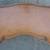 French Provincial Kidney-Shaped Leather-Top Cherry-Wood Coffee Table 3 thumbnail