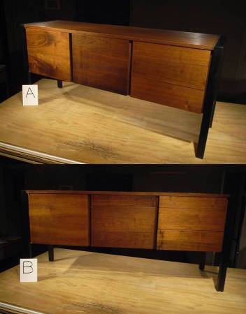 Harvey Probber Walnut Cabinets 1