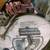 Personal bathroom Make Up Mirror w/ light and faux-nickel finish 2 thumbnail