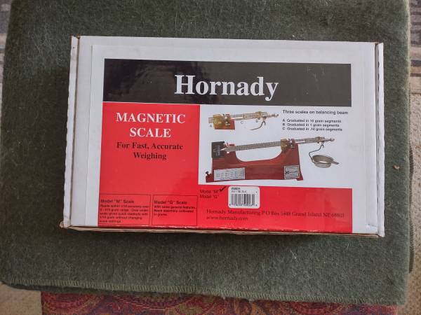 Hornady Pacific M beam scale 1